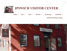 Tablet Screenshot of ipswichvisitorcenter.org